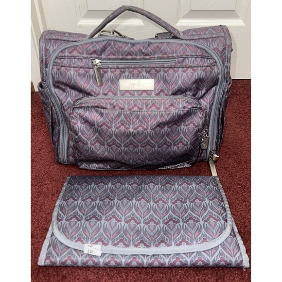 Ju-Ju-Be B.F.F. Convertible Diaper Bag Backpack / Amethyst Ice print - Picture 1 of 8